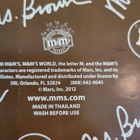 M & M's Chocolate Ms. Brown Mug Coffee Tea Pink with High Heels 2012 NEW Rare T1 - Picture 7 of 7